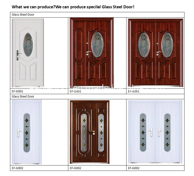 2021 Security Doors Entrance Exterior Door Waterproof High Quality From China Steel Doors