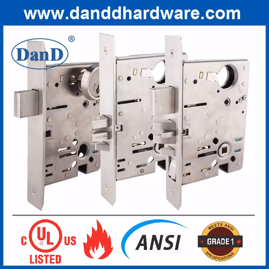 UL Listed ANSI Fire Rated 3 Hours Architectural Accessory Hinge Automatic Door Closer Tubular Lever Lock Set Panic Bar Interior Exterior Door Hardware
