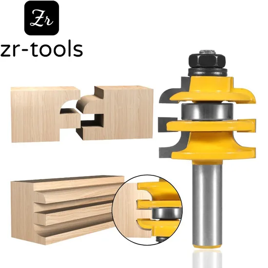 Cabinet Door Rail and Stile Router Bit Woodworking Milling Tool CNC Cutting Tool Tungsten Carbide Insert 
