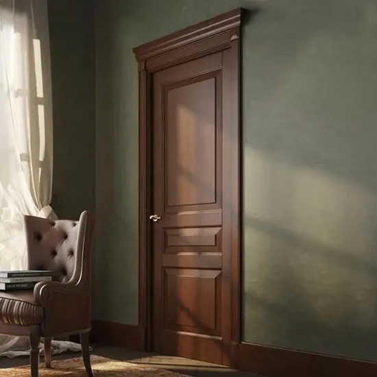 White Painted American Panel Interior Room Doors Solid Wood Core Prehung Shaker Hotel Doors 