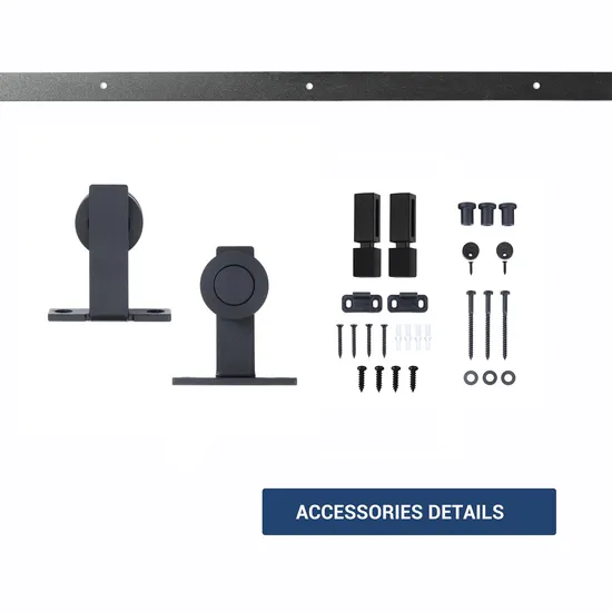 Silent Sliding Door Hardware System 