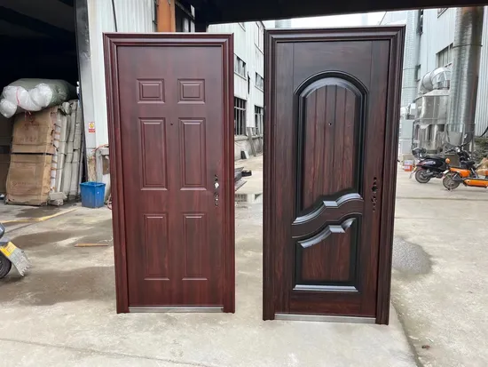 New White Interior Wood Steel American Panel Doors for Bedrooms 