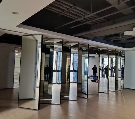 Narrow Frame Commercial Interior Sliding Glass Wall Door 