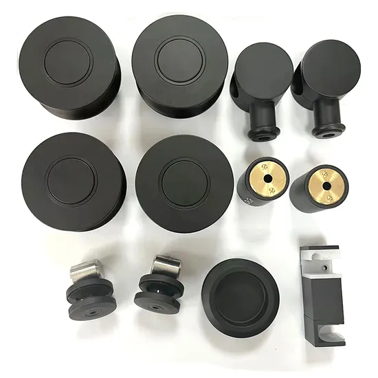 Matt Black Frameless Shower Enclosure Glass Sliding Shower Door Slider Kit 