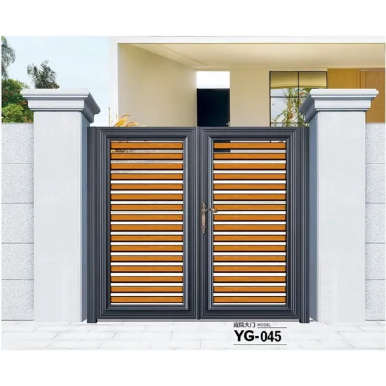 Himolon Factory Customized Villa Gates Security Door Aluminum Garden Fence 