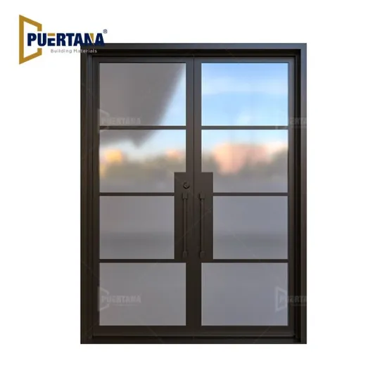 Outdoor Lowes Wrought Iron Front French Patio Glass Double Main Entry Storm Door 