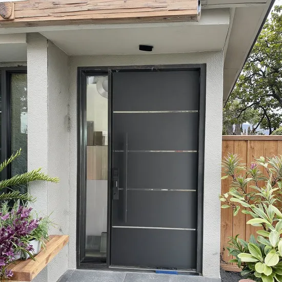 Secure and Stylish Fireproof Metal Exterior Door Solution 